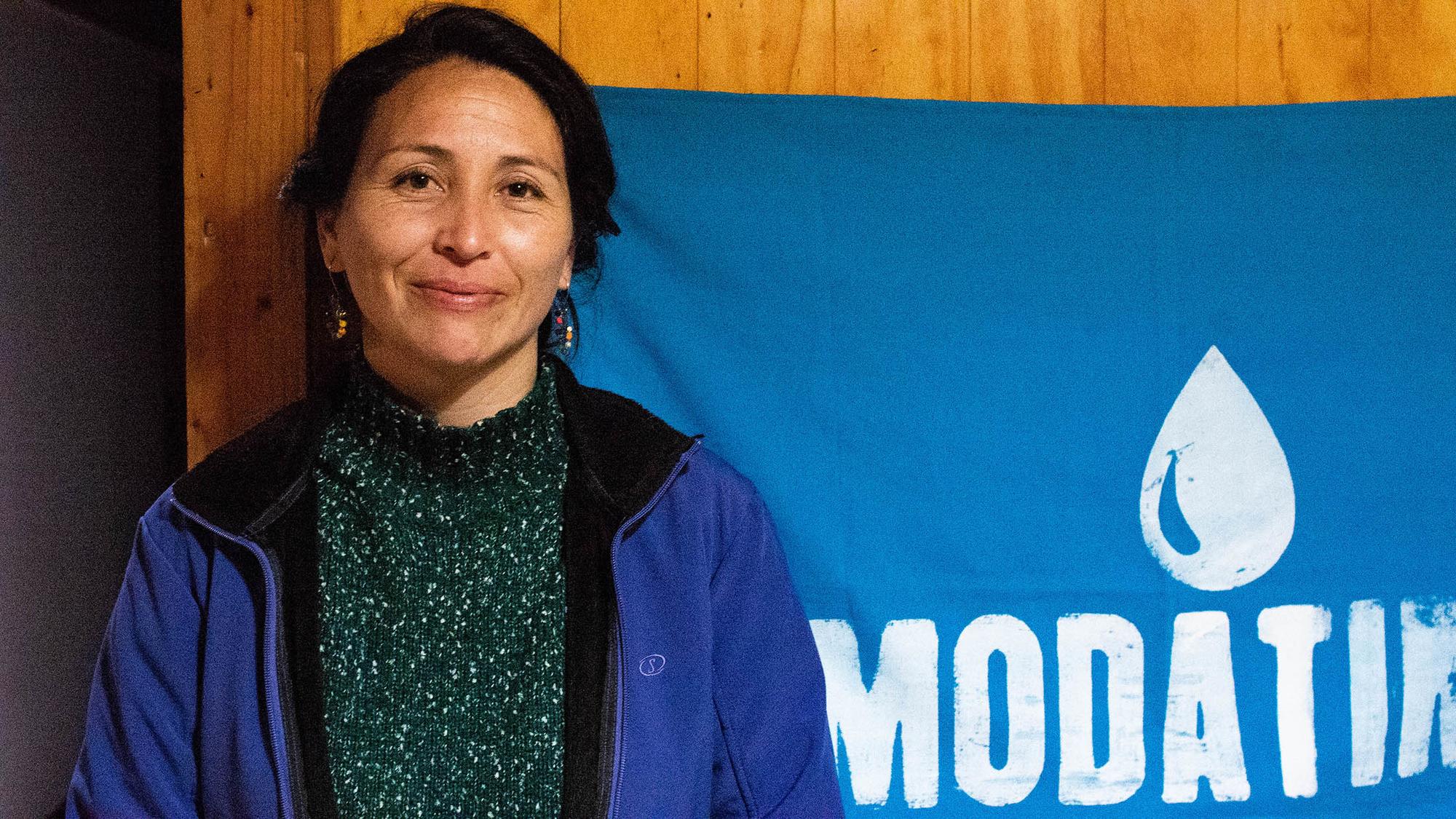 Carolina Vilches Fuensalida, vocera del Movimiento de Defensa por el Acceso al Agua, la Tierra y la Protección del Medioambiente, Modatima.